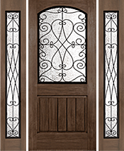 Fibreglass Exterior Door with 2 sidelites