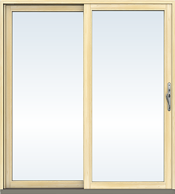 Custom wood (painted) sliding door