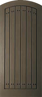 Knotty Alder Woodgrain Panel Exterior Wood Door