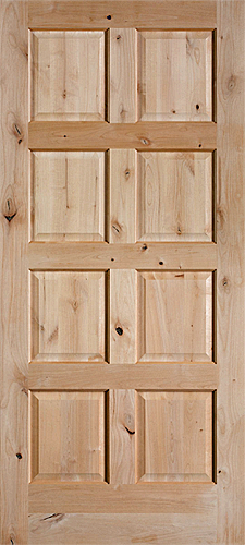 Wood exterior door