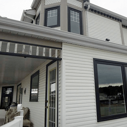 Victorian home with new windows