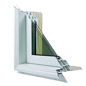 Vinyl window frame