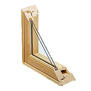 Wood window frame